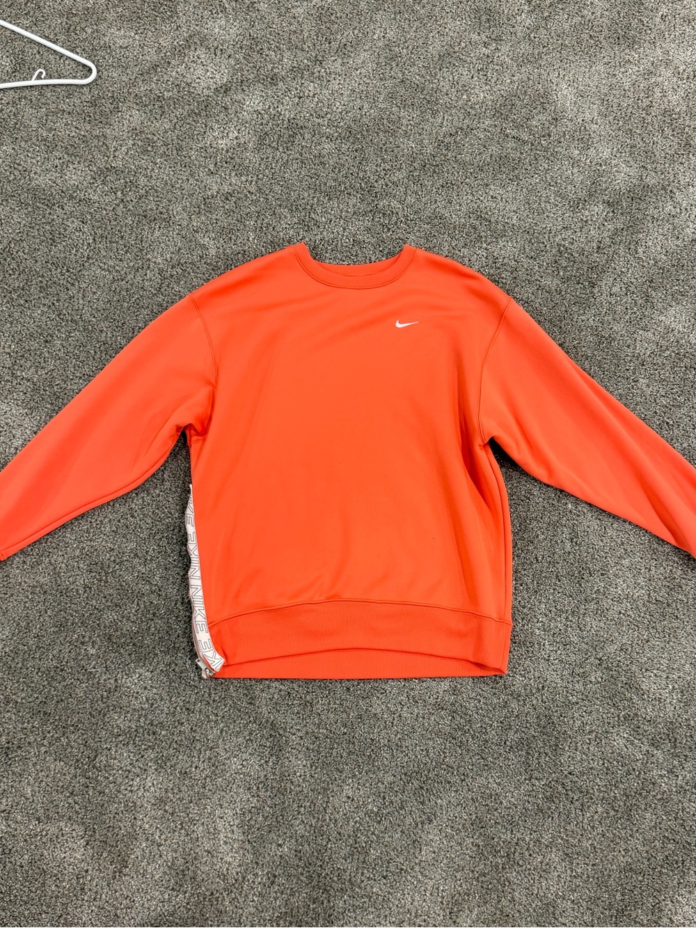 Nike Men’s Bright Orange Crewneck Pullover